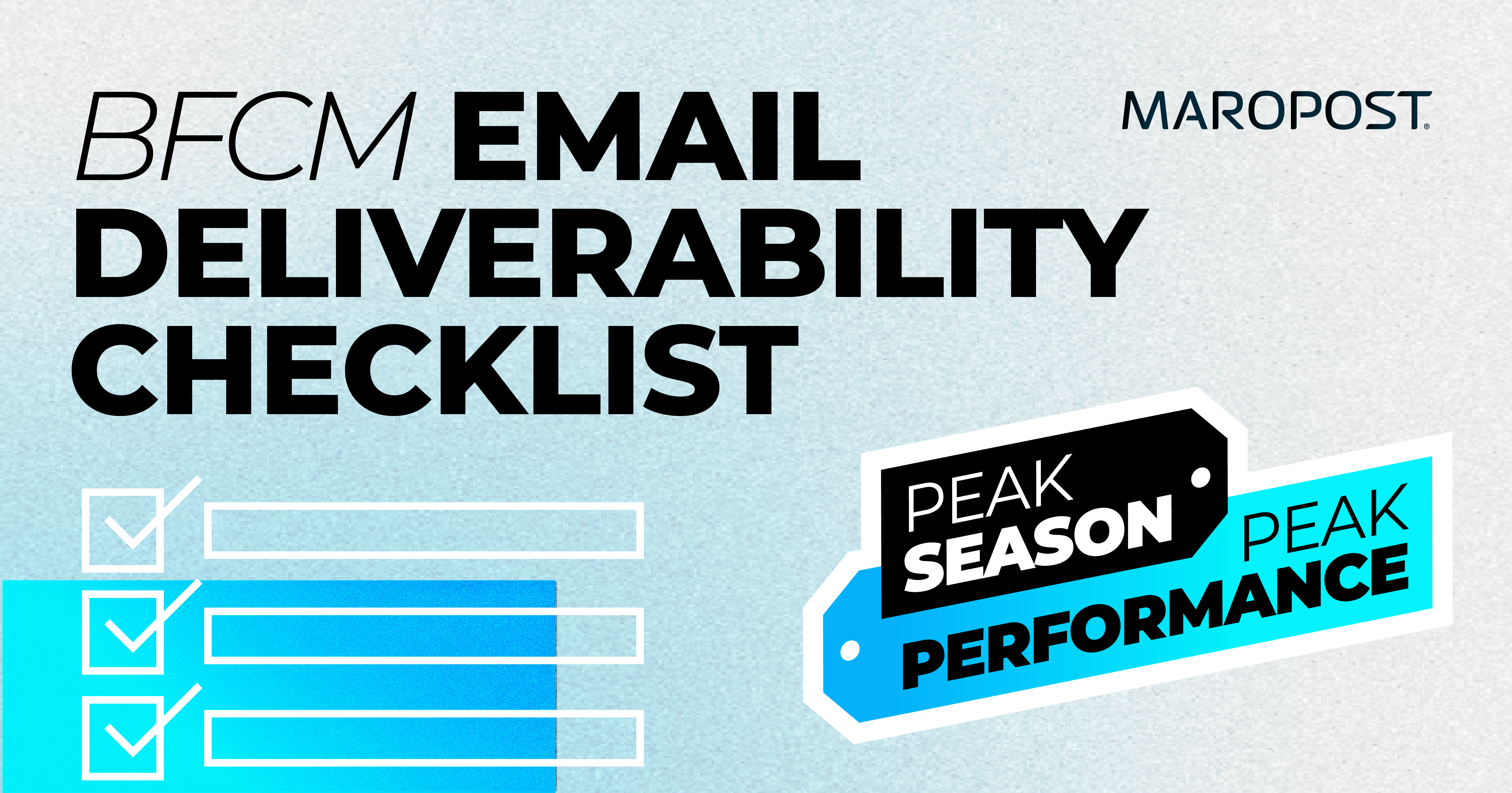 Checklist: Boost your email deliverability ahead of BFCM