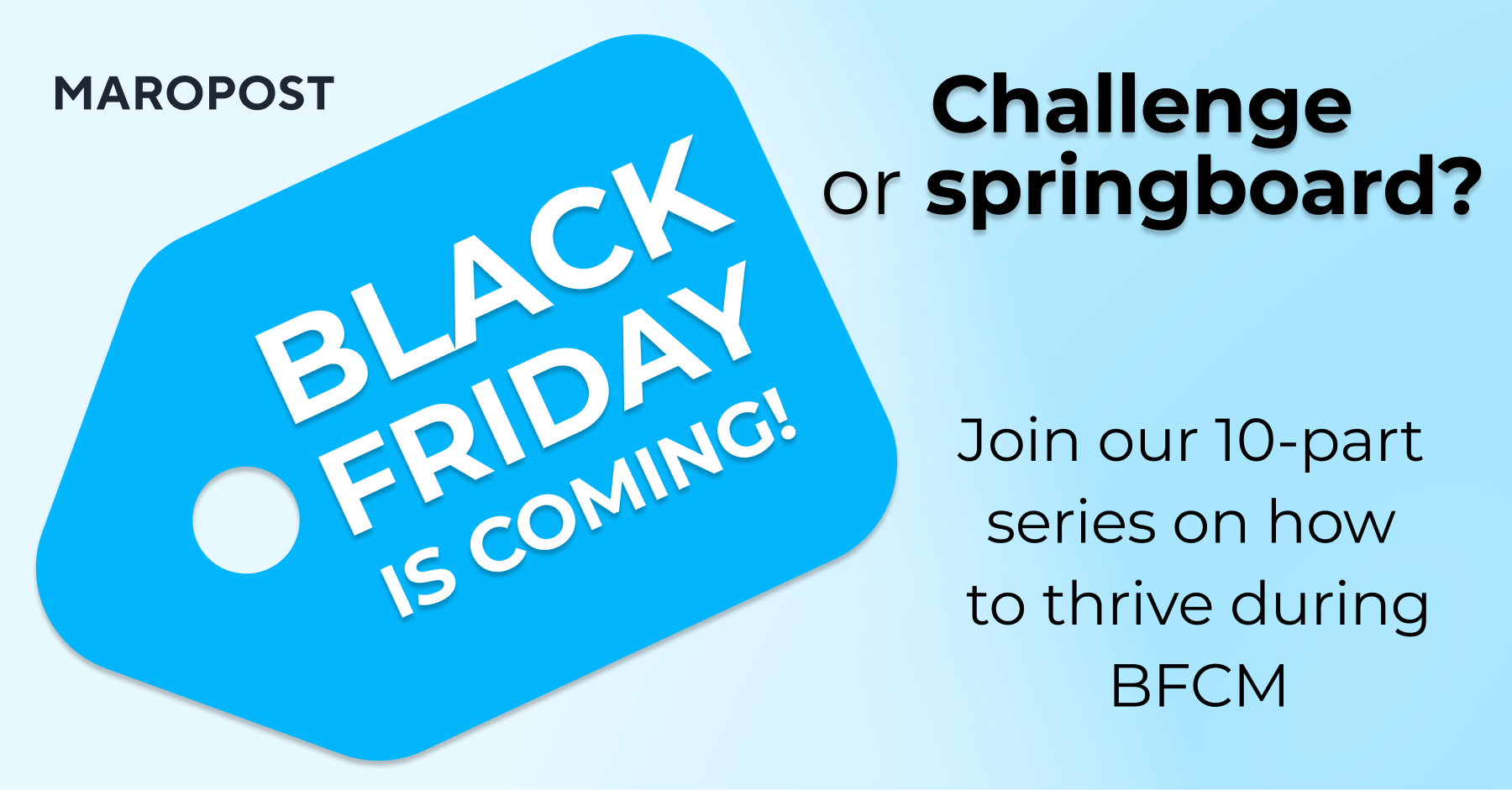 Black Friday Series part 1 Black Friday Series part 1